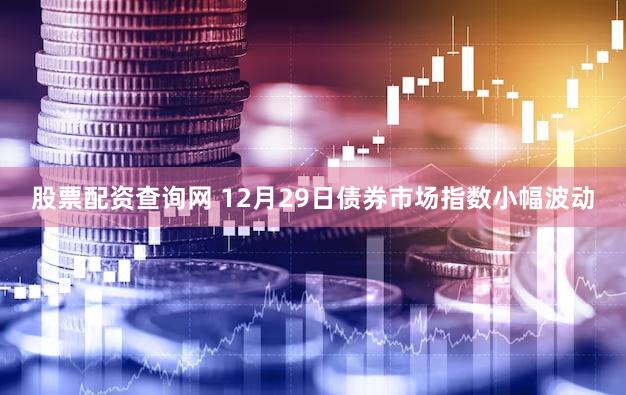 股票配资查询网 12月29日债券市场指数小幅波动