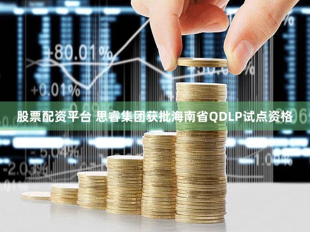 股票配资平台 思睿集团获批海南省QDLP试点资格