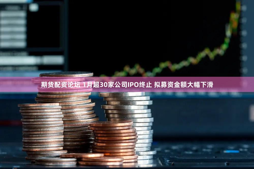 期货配资论坛 1月超30家公司IPO终止 拟募资金额大幅下滑