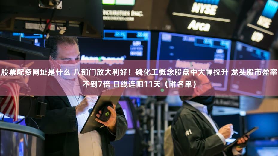 股票配资网址是什么 八部门放大利好!磷化工概念股盘中大幅拉升 龙头股市盈率不到7倍 日线连阳11天(附名单)