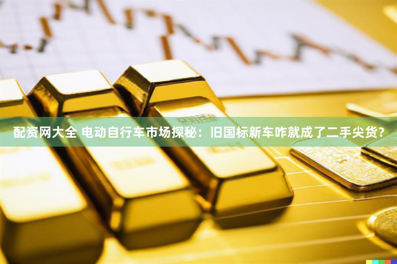 配资网大全 电动自行车市场探秘:旧国标新车咋就成了二手尖货?