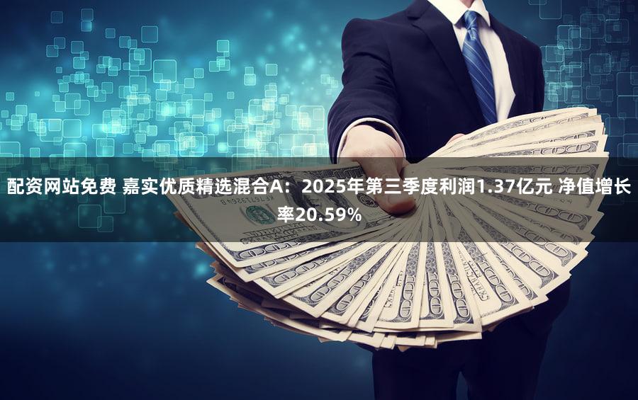 配资网站免费 嘉实优质精选混合A：2025年第三季度利润1.37亿元 净值增长率20.59%