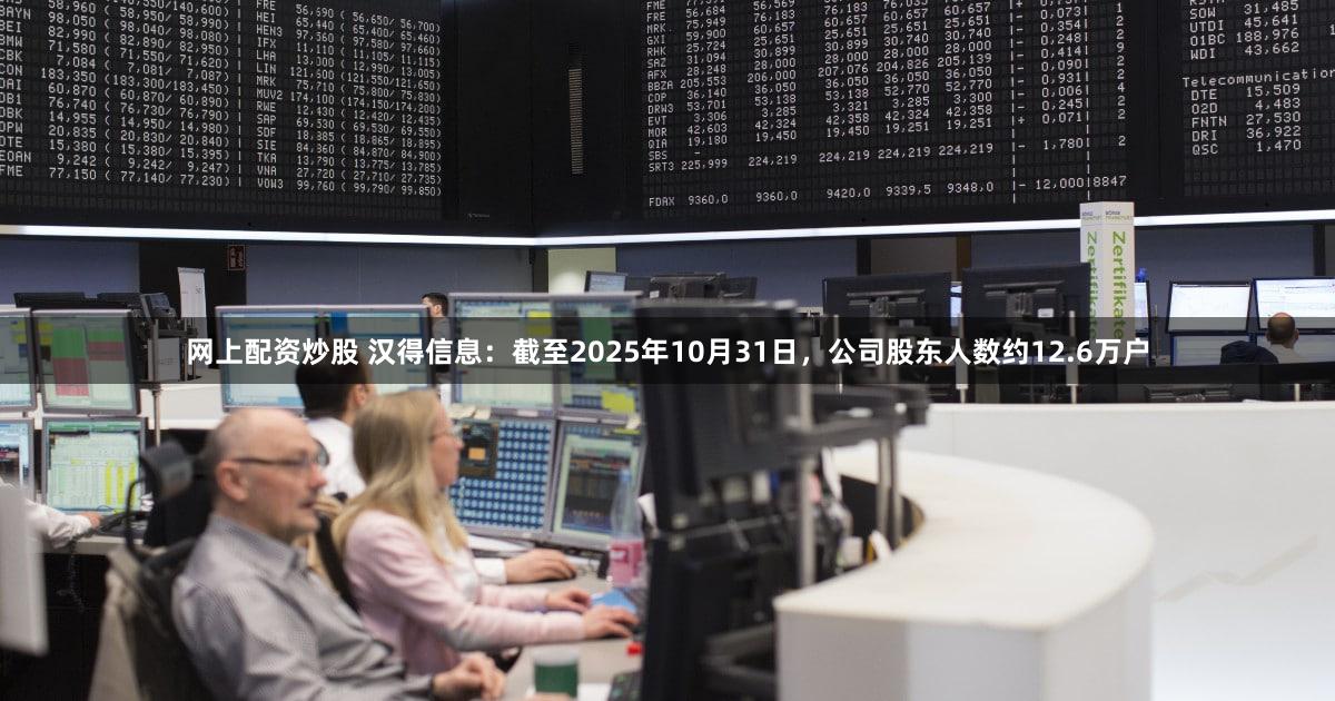 网上配资炒股 汉得信息：截至2025年10月31日，公司股东人数约12.6万户