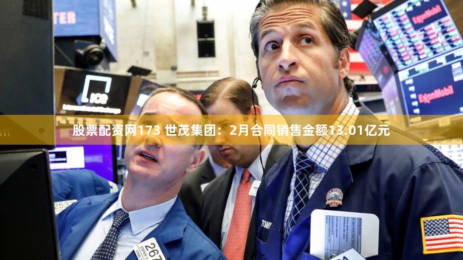 股票配资网173 世茂集团：2月合同销售金额13.01亿元