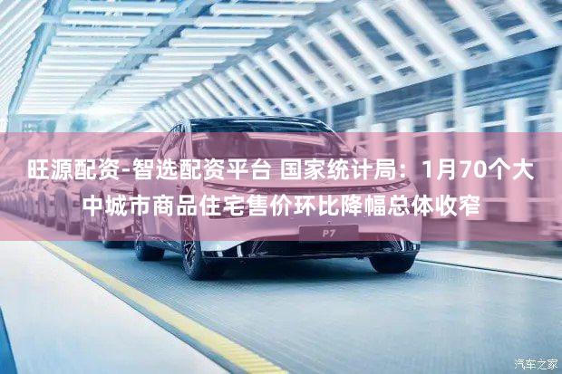 旺源配资-智选配资平台 国家统计局：1月70个大中城市商品住宅售价环比降幅总体收窄